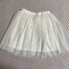 ホワイト チュールスカート　新品