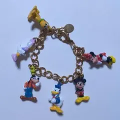 Disney vintage ディズニー チャーム ブレスレット バッグチャーム