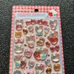 ボンボンドロップシール　サンリオ　キティ　ハローキティ　キティちゃん　うるちゅる