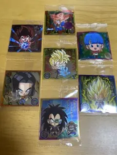 ドラゴンボールウエハースシール 7枚セット