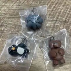 Daisuke Kondo めじるしアクセサリー　くも　くま　ペンギン　３点