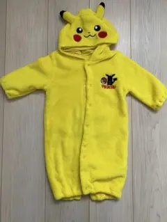 ピカチュウ フード付きロンパース