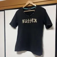 Y2k NICOLE CLUB FOR MEN ギャル男お兄系ブラックTシャツ