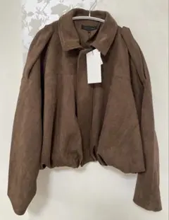 ZARAスエード調アウター