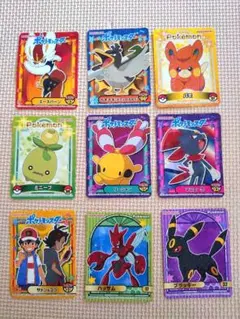 ポケモン 丸美屋 シール ステッカー 9枚セット