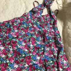 花柄ワンピース