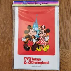 ディズニーランド25周年記念 復刻クリアファイル2枚セット 新品未開封