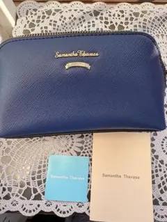 Samantha Thavasa ネイビー ポーチ
