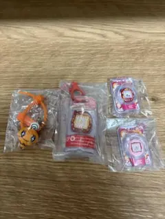 たまごっち　カスタムキーリング/おかしなたまごボーロっち/カラフルマルチチャーム