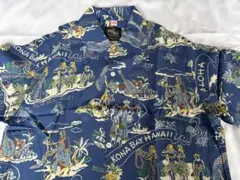 KONA BAY HAWAII アロハシャツ M ハワイ製 レーヨン 総のサムネイル