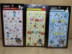 7ボンボンドロップシール✨PEANUTS BONBON DROP 3枚セット