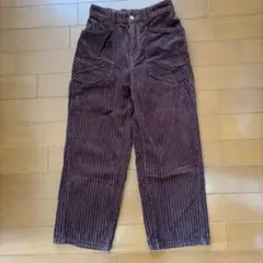 カジュアルパンツ　コーデュロイ　ブラウン