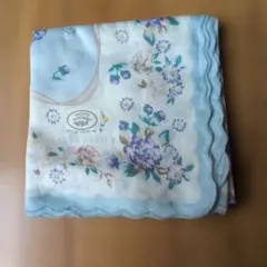 新品LAURA ASHLEY ハンカチ 花柄 ブルー