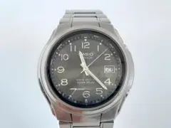 【稼働品】カシオ リニエージ 電波ソーラー チタン製 LIN-140T 軽量
