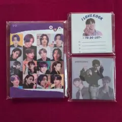 BTS メモ帳大・ミニ ジョングク 韓国製作者様 ３　①②