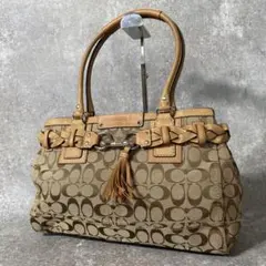 COACH Hamptons Signature Braided Tassel - メルカリ