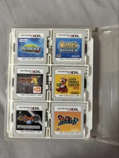 Nintendo 3DS ソフト 6本セット 収納ケース付き - メルカリ