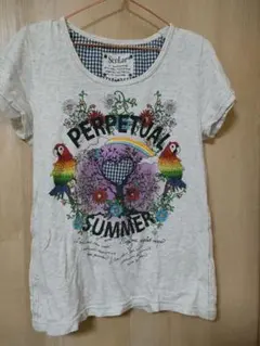 スカラー　ScoLar 半袖Tシャツ PERPETUAL SUMMER　グレーのサムネイル