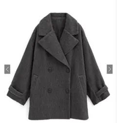 シャギーコクーンコート