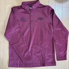 【美品】Callaway 裏起毛 長袖ポロシャツ