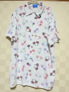 ☆Tokyo Disney Resort 半袖シャツ ミニーカチューシャ柄 L☆のサムネイル