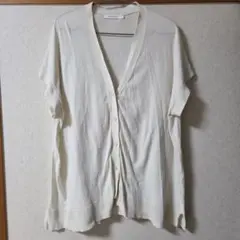 AMERICAN HOLIC カーディガン L アイボリー 薄手 美品