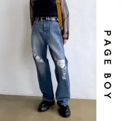 未使用✨PAGEBOY ページボーイ ダメージ ジーンズ Y2K 平成