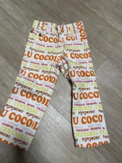 COCOLULU ロゴプリントパンツ 90cm