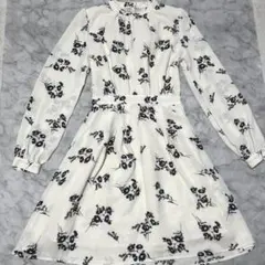 レストローズ 定価2万 ワンピース 花柄 トップス 裏地ありS LESTROSE