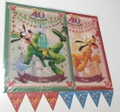 東京ディズニーランド　40周年　クリアファイル 付箋　セット