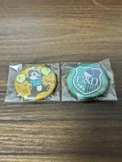 チップとデール 缶バッジ 2個セット