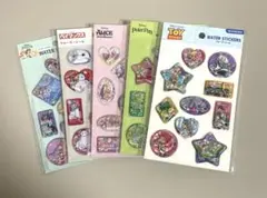 セリア ディズニー ウォーターシール ５枚セット