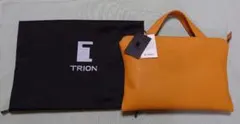 【未使用】TRION トライオン 本革 ビジネスバッグ ブラウン 茶 保存袋付のサムネイル