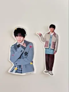 長尾謙杜　なにわ男子　フレークシール HARDWORK