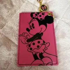 東京ディズニーリゾート ミニー パスケース リール付き