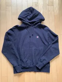 美品 チャンピオン リバースウィーブ パーカー Champion ネイビー M