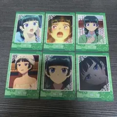 薬屋のひとりごと コレクションカード Part2 ノーマル 猫猫 6枚セット