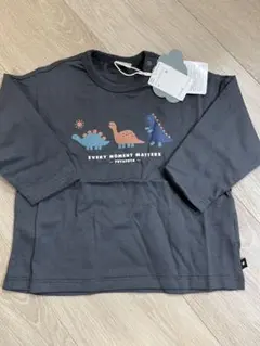 futafuta 恐竜プリント 長袖カットソー 90cm