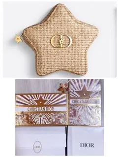 ディオール　ホリデー　限定　ノベルティ　星型　星　ポーチ　チャーム　オーナメント