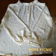 ROPÉ PICNIC 2WAY ブラウス オフホワイト 新品タグ付きのサムネイル