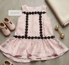 ケイトスペードkatespade♡極美品 チュールフラワーワンピース120 