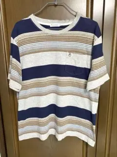 Hush Puppies ハッシュパピー ボーダーTシャツ Lサイズのサムネイル