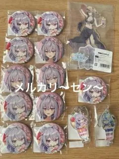 梢桃音 にじさんじ DMMスクラッチ くじ 缶バッジ E賞 あやかき グッズ