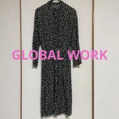 ★美品★グローバルワーク花柄ワンピース　M