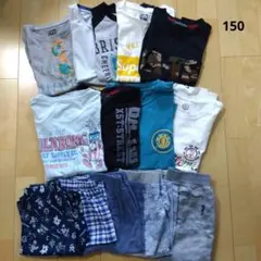 子供服まとめ売り 夏服 150 男子 13点セット