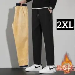 裏起毛 暖パンツ メンズ 防寒 冬用　スマート　ゴルフ　カジュアル　2XL 3L
