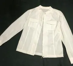 インディビ　ジップアップブルゾン　アイボリー