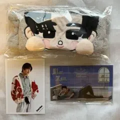 【新品未使用】SnowMan目黒蓮RAYS ヘアバンド＆パジャマアクスタ