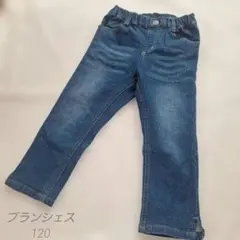 ブランシェス branshes デニムクロップドパンツ 120cmのサムネイル