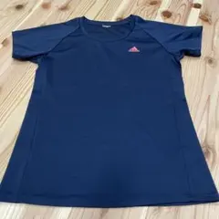 アディダス　adidas   Tシャツ　ネイビー　半袖　トレーニングウェア　紺